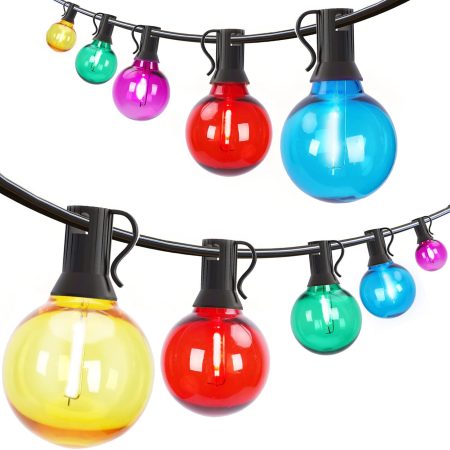 IP44 G40 Color Decoration String Lights