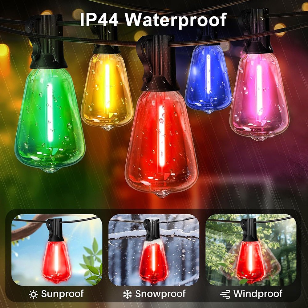 Outdoor Multicolor String Lights - Image 3